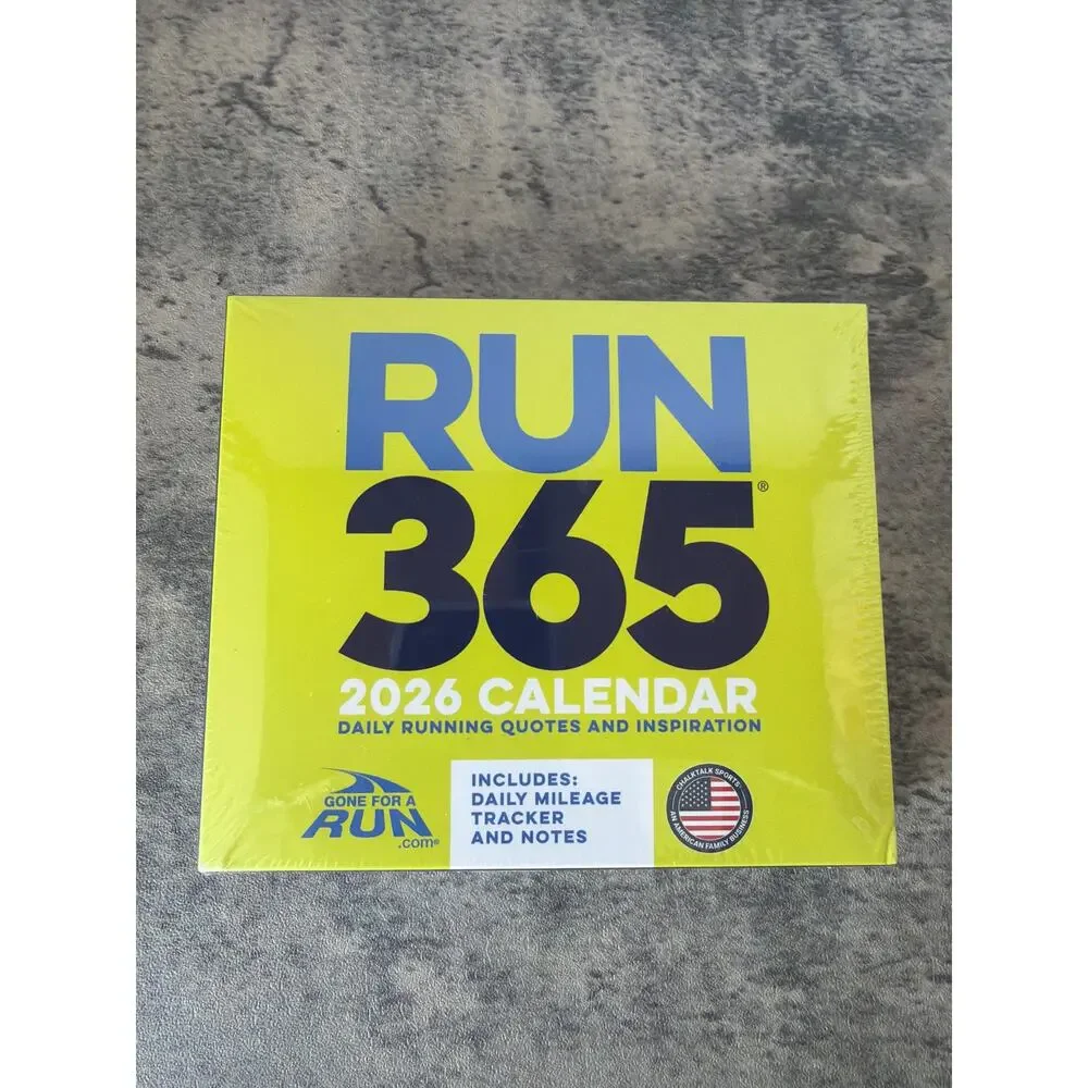 Gone for a Run 2026 Runners Daily Desk Calendar Daily Running Quotes for Runners
